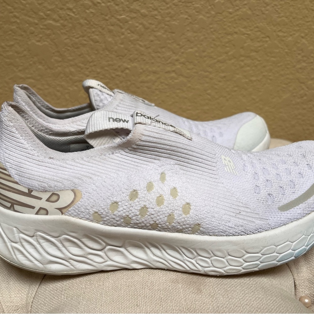 New Balance Women's White Slip-On Athletic Sneakers